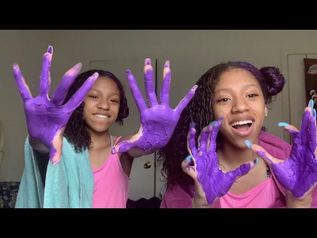 DYING OUR HAIR PURPLE?? //Q&A