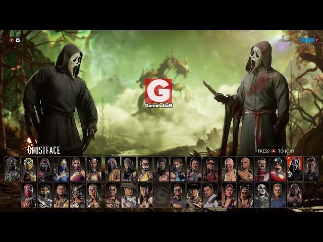 MK1 - Johnny Cage Announcer's Nicknames for Ghostface