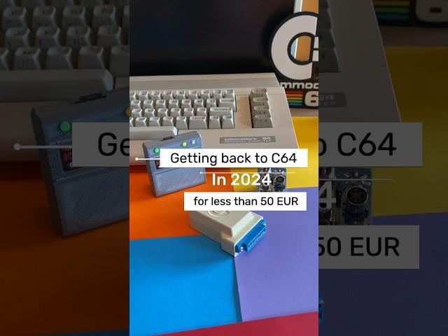 Some modernity for C64 #commodore #c64 #retrocomputer #commodore64 #commodore128 #8bit