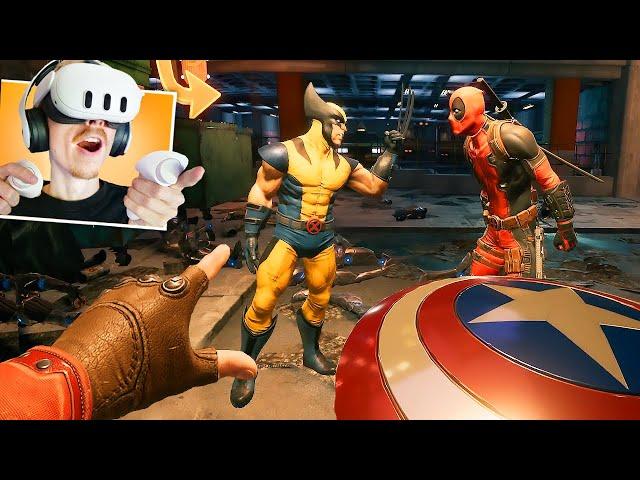 This Marvel VR Game Will Blow Your Mind! | Marvel Powers United on Quest 3