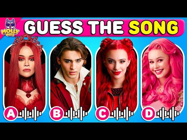 Guess the Descendants 4 Character by SONG & VOICE | Red, Chloe, Bridget, Morgie | Molly Quiz