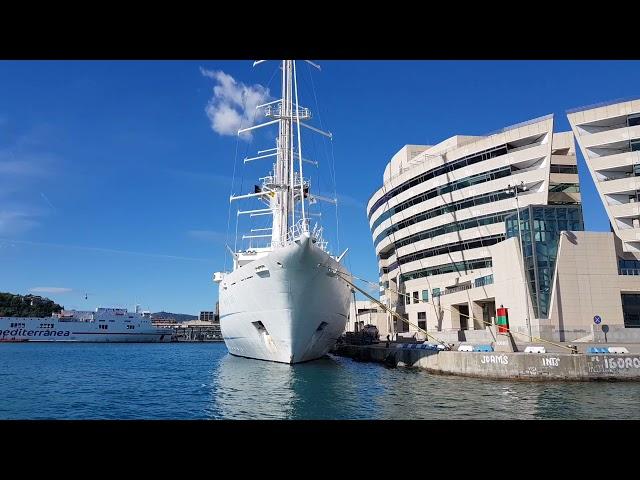 Wind Surf Sailship. Windstar cruises. Barcelona.