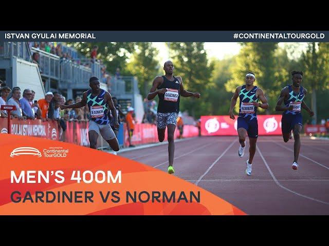 Steven Gardiner wins hotly anticipated 400m clash | Istvan Gyulai Memorial