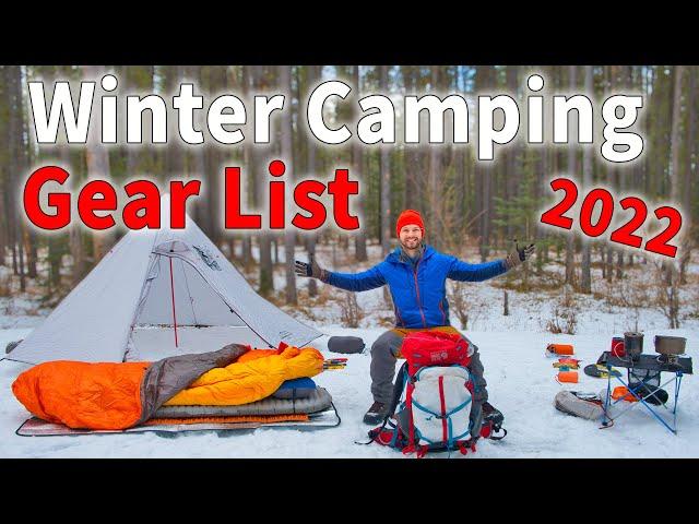 2022 WINTER CAMPING GEAR LIST // And Have Fun Doing It!