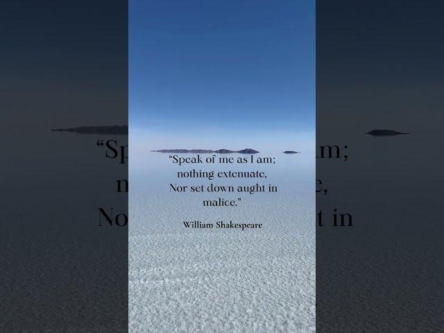 Speak the Truth with Kindness — Othello’s Wisdom #shakespeare #quotes #englishplaywright #motivation