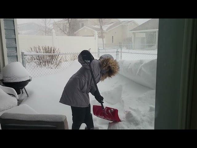 Minot AFB Blizzard April 2022