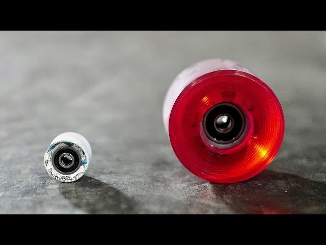 SMALLEST SKATEBOARD WHEELS ON THE PLANET!