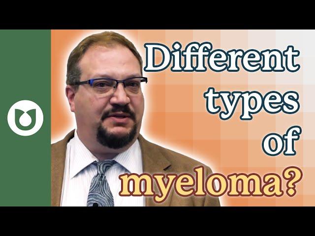 What are the different types of myeloma? #myeloma