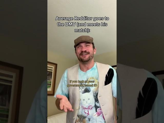 Average Redditor goes to the DMV #cringe #redditor