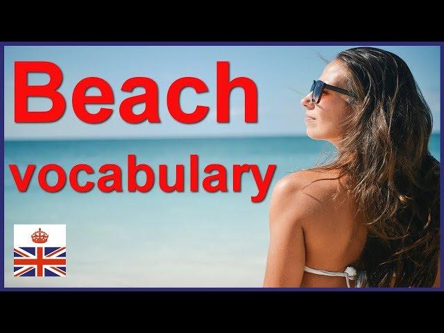 BEACH vocabulary - English lesson