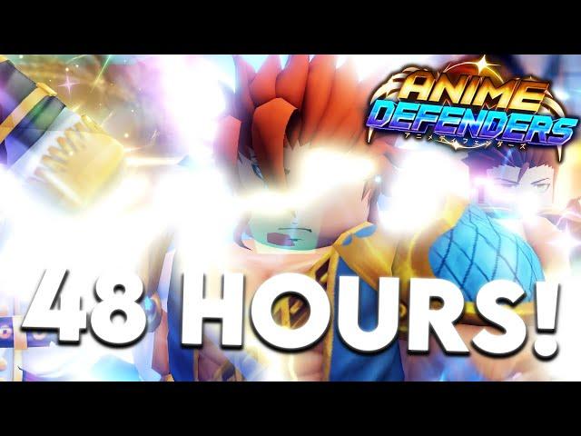 I Played Anime Defenders Update 5 For 48 Hours & Became The BEST!