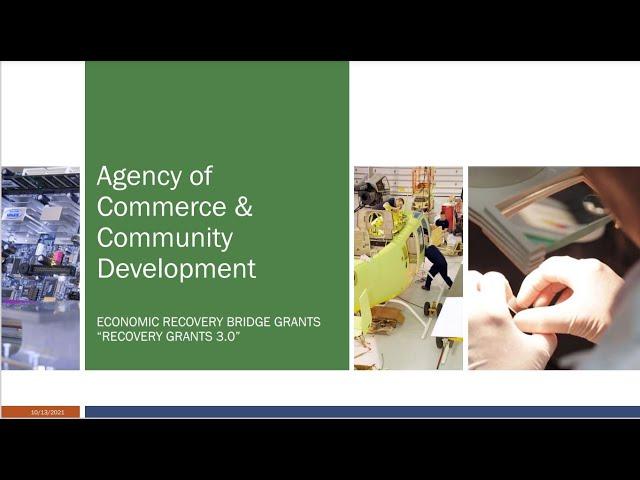 Economic Recovery Bridge Program Overview