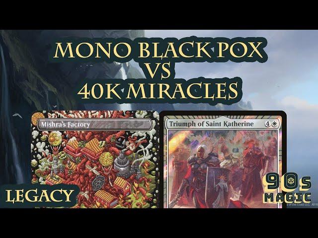 Mono Black Pox vs Miracles [MTG Legacy]