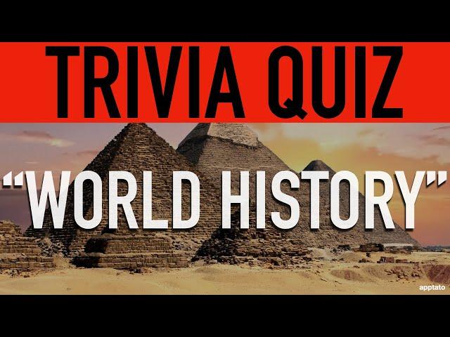 History Trivia Questions and Answers (World History Trivia Quiz) | Family History Trivia Game Night