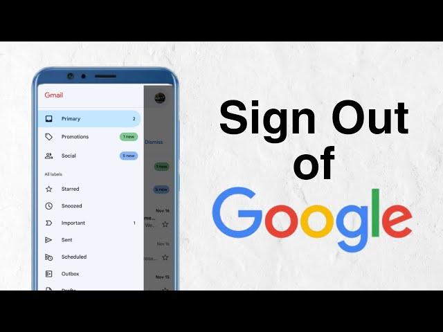 How to sign out of Google Account - Android