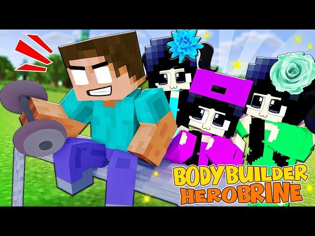 3 Sadako Sisters and BODYBUILDER HEROBRINE !  - Cute Story