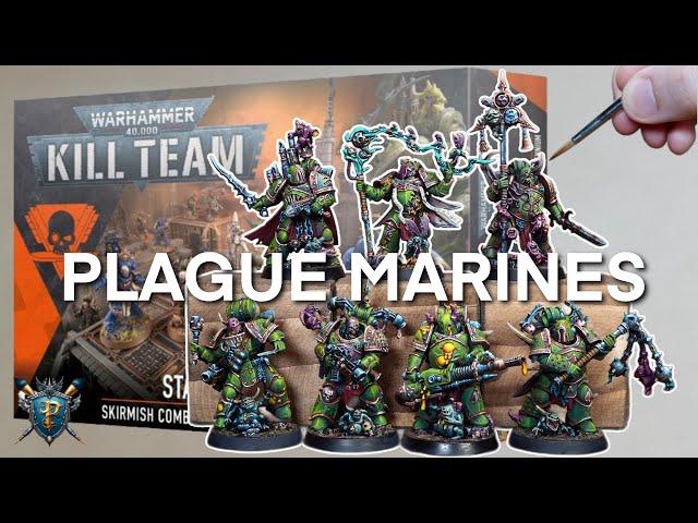 How to Paint the New Plague Marine Kill Team | Warhammer