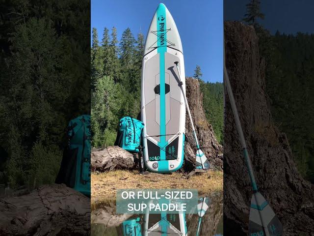 Easy Hike in w/ the Backcountry Solo SUP from Pau Hana Surf Supply