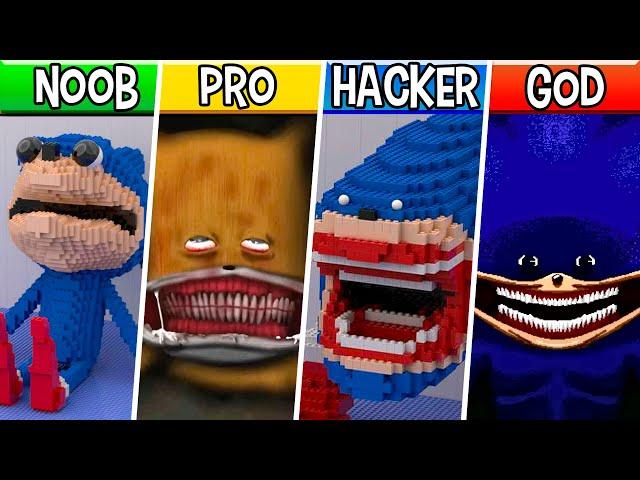 LEGO ALL Characters in Shin Sonic Tapes (Collection #1) : Noob, Pro, HACKER! / (The Sonic Tapes)