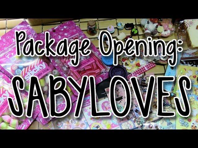 Package Opening: SabyLoves