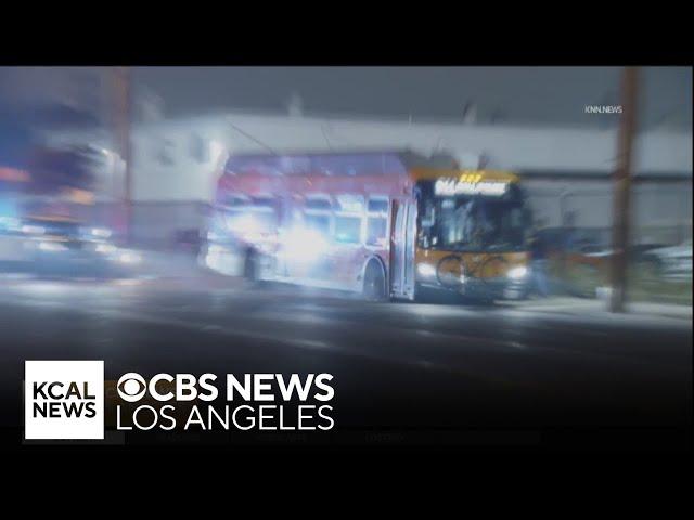 One passenger killed in bus hijacking in Downtown LA