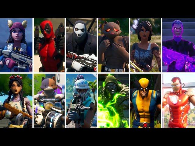 Evolution of All Bosses, Mythic Weapons & Vault Locations - Fortnite Chapter 2