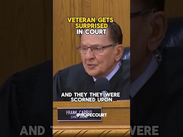 Veteran Gets Surprised In Court