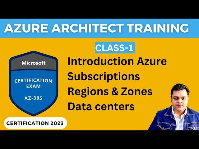Microsoft Azure Subscriptions , Regions , Zones and Data Center ! Azure AZ-305 Class-1