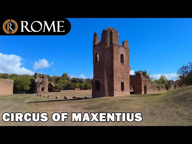 Rome guided tour   Circus of Maxentius [4K Ultra HD]