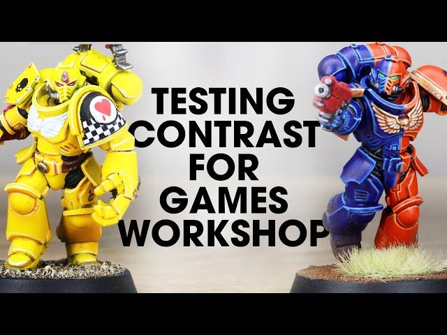 CONTRAST Games Workshop Space Marines Painting Showcase