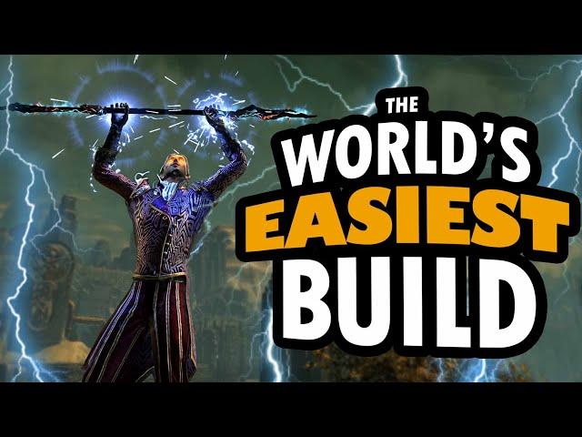 Lazy Sorc - The EASIEST ESO ONE Bar Sorcerer Build for ALL PVE content