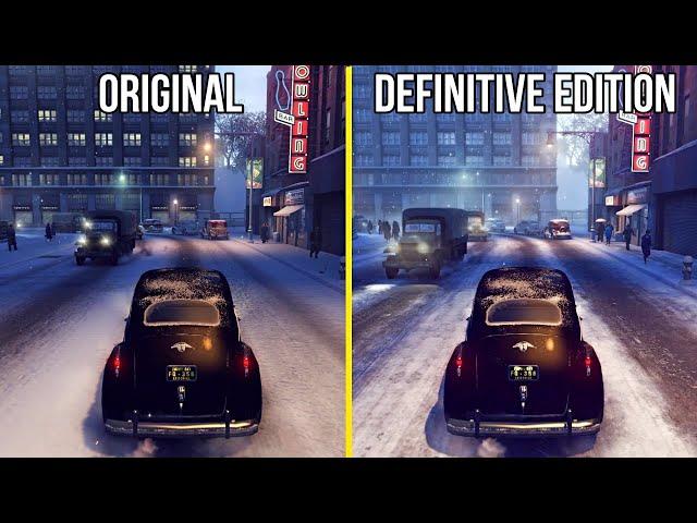 Mafia 2 Definitive Edition Vs Original Gameplay Graphics Comparison (MAFIA Trilogy)