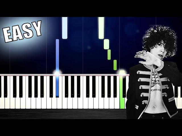 LP - Lost On You - EASY Piano Tutorial by PlutaX