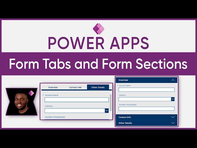 How to create reusable Form Tabs component (tabbed Forms) or Form Sections in Power Apps