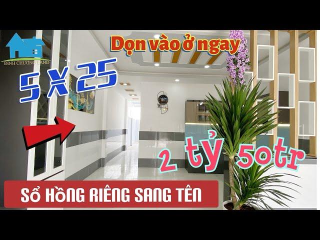 Nhà 5 X 25M sổ hồng riêng 2 tỷ 50tr bán nhà giáp cuối Hóc Môn đẹp mới nhất nhà đất Hóc Môn 2024