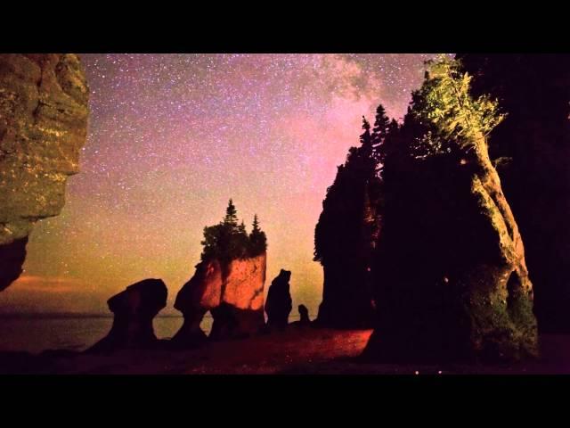 Hopewell Rocks Night Time Lapse