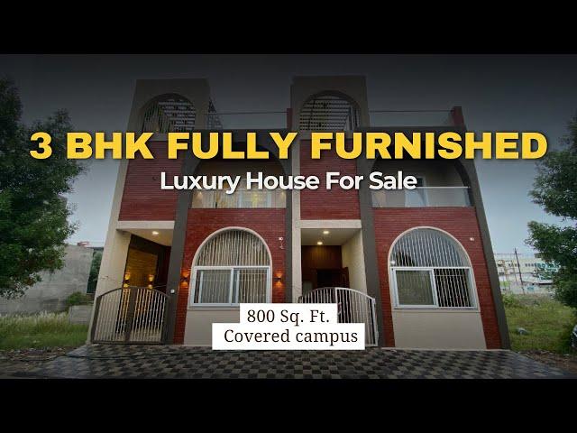 VN105 | 3 BHK Ultra Luxury Fully Furnished Villa with Modern Architectural Design For Sell In Indore