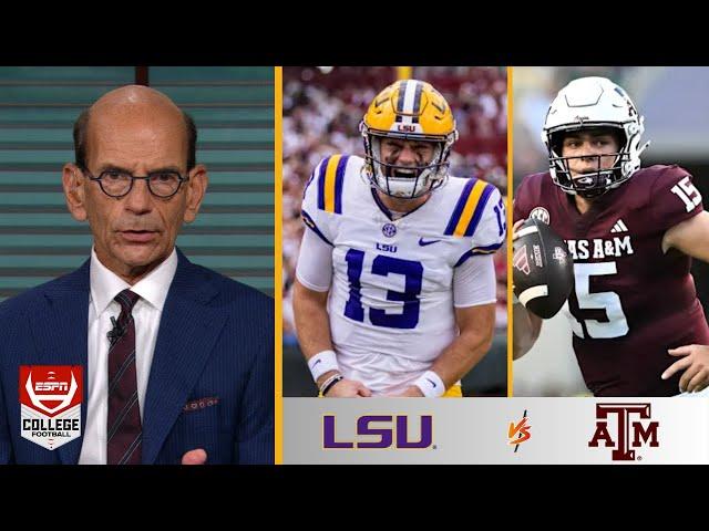 ESPN "Breaking Down" College Football Week 9: LSU Tigers vs. Texas A&M - Who is the REAL contender?