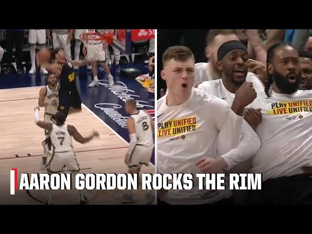 Aaron Gordon’s putback dunk stunned the Nuggets bench | NBA on ESPN