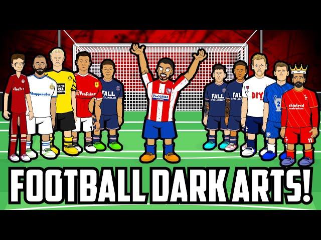 FOOTBALL DARK ARTS CHALLENGE! Part 1 Feat Suarez Ronaldo Messi Haaland Mbappe (Frontmen 3.4)