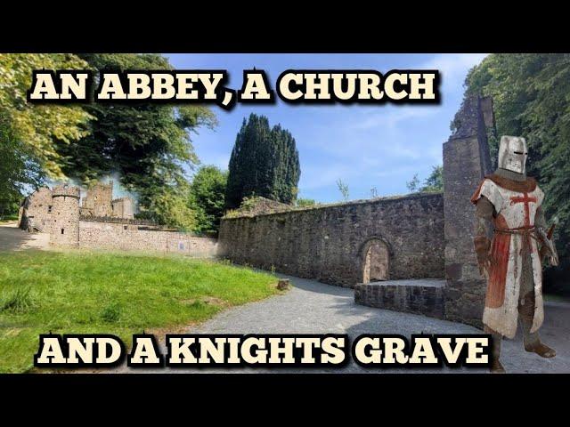 Tintern Abbey, Church and a knights grave