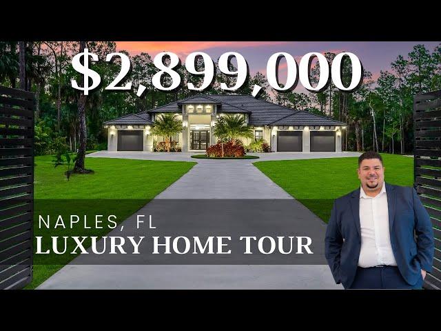 Naples, FL Luxury Home Tour  - New Construction Real Estate