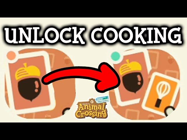 How To Unlock Cooking | Animal Crossing New Horizons