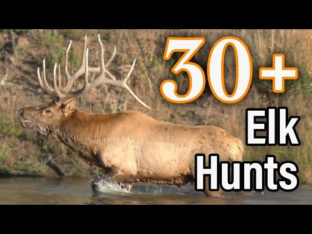 30 Hunts in 20 Minutes! Rifle Elk Hunting  with Eastmans’ Hunting Journals