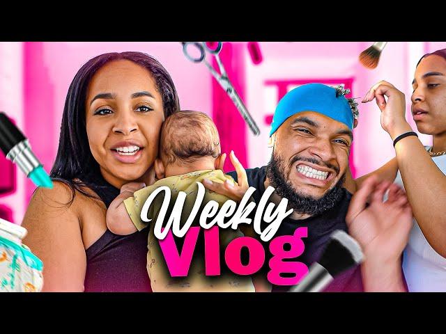 WEEKLY VLOG: COIFFURE RATÉ, TOURNAGE AVEC BÉBÉ, shopping de ouf, vide dressing & PLUS ENCORE