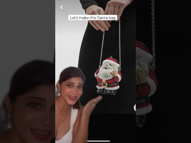 How cute is my SANTA  #diychachi #shwetamahadik #handmade #art #craft #trendingonshorts