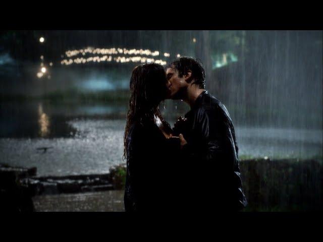 TVD 6x7 - Damon and Elena's rain kiss. "Promise this is forever" | Delena Scenes HD