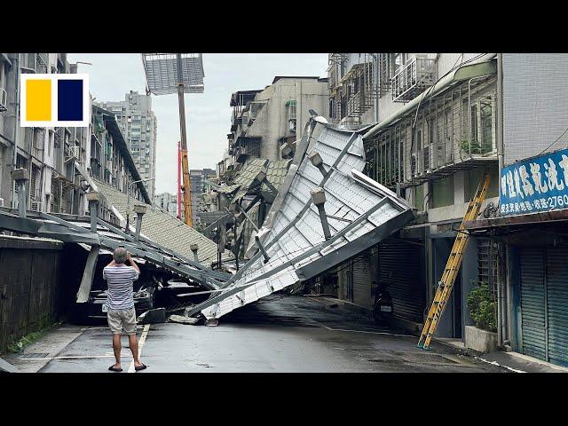 Taiwan lashed by deadly Typhoon Kong-rey