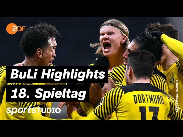 Alle Spiele, alle Tore | Bundesliga, 18. Spieltag Highlights 2021/22 | sportstudio