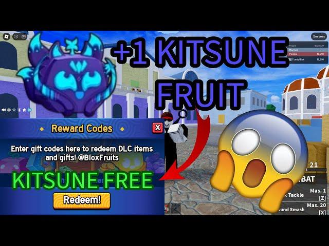 FREE KITSUNE FRUIT CODE BLOXFRUITS (OP) | ROBLOX